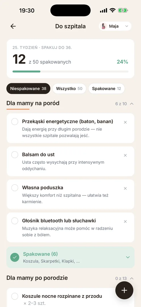 Lista do szpitala